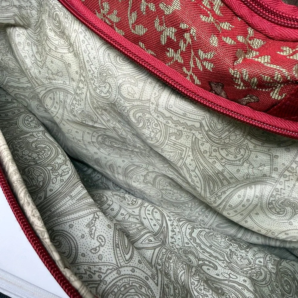 Rare American Flyer Luggage Budapest Personal Bag‎ Metalic Red Carry on